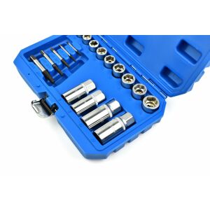 Geko Broken Bolt Extractor Set, 17 pieces 143715531 - Tool Set