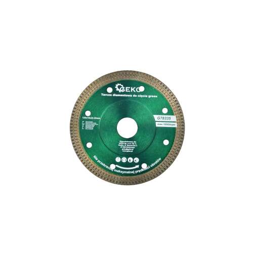 Disc diamantat pentru gresie, 125x10x22.23mm, Geko G78335 95126342