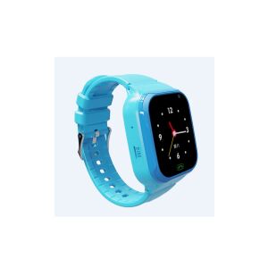 SmartWatch pre deti HappyKID s GPS lokalizáciou, 4G sim, tlačidlo SOS, funkcia telefónu, špecializovaná aplikácia, sledovanie špionáže, história trasy, predná kamera, videohovor, modrá