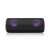 JVC XS-E423B tragbarer Bluetooth-Lautsprecher mit violetten LED-Lichtern, schwarz