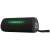 JVC XS-E423B portable Bluetooth speaker with green LED lights, black, side view