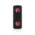 JVC XS-E423B portable Bluetooth speaker with red LED lights, black