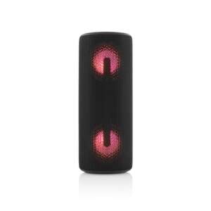 Przenośny głośnik Bluetooth JVC XS-E423B z czerwonymi diodami LED, czarny - JVC