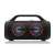 JVC XS-E843B portable Bluetooth speaker, black, front view