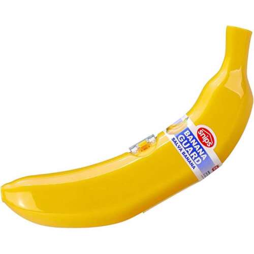 Snips Ochraniacz na Banany, żółty plastikowy pojemnik do przechowywania bananów, utrzymuje banany świeże