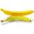 Snips Banana Guard, žuti plastični spremnik za pohranu banana, čuva banane svježima, otvoren