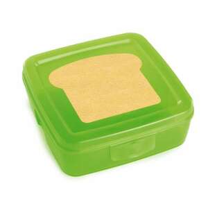 Snips green sandwich box, 0.5 liter, BPA free, microwave safe, dishwasher safe, freezer safe - Food storage container