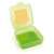 Snips green sandwich box, open, 0.5 liter, BPA free, microwave safe, dishwasher safe, freezer safe