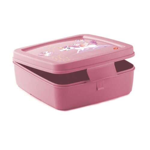 Snips 0,5L Einhorn-Lunchbox für Kinder, rosa, BPA-frei, mikrowellengeeignet