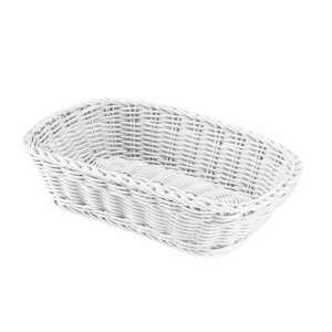 Bijeli pleteni koš Westmark, 26,5x19x7 cm - Kutija i košara za pohranu