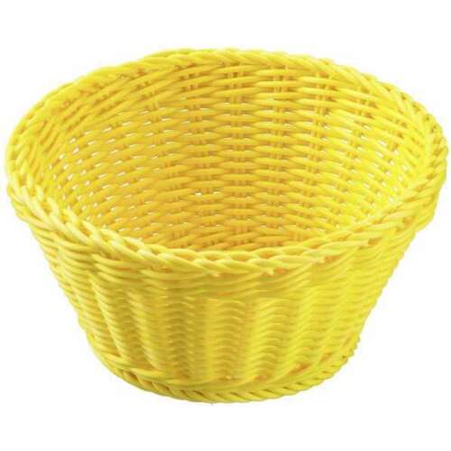 Westmark 02091047101 yellow wicker basket, 18 cm diameter, 10 cm high