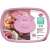 Snips 1.5 liter pink pig cold meat container with lid, filled with cold cuts, showing the brand name and product description