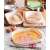 Snips breading coating set, 3 piece, plastic, white, breading dishes in use