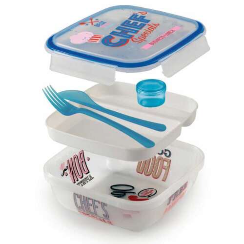 Snips Chef's Specials lunch box set, 1.5 liter, with cutlery and sauce container