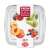 Snips 0.5 liter fresh containers, set of 3, BPA free, microwave safe, freezer safe, dishwasher safe