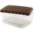 Snips Biscuit Saver cookie storage container, brown, 2.7 liter, closed
