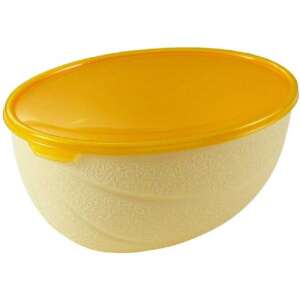 Snips 077136 melon saver container, 2 liter, yellow, airtight, BPA free, dishwasher safe, freezer safe - Kitchen Storage Container