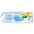 Snips 079062 face mask case, clear plastic, dust and moisture proof, with handle, rainbow heart design