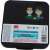Snips pocket-size face mask case, black with couple wearing masks, 100% recyclable, BPA free