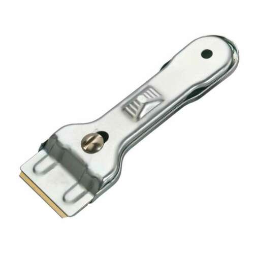 Westmark ceramic hob scraper, cleaning tool for removing burnt food from glass ceramic cooktops