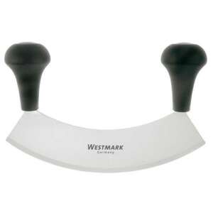 Westmark 1293 Kräuterhacker, 17 cm, Klinge aus Edelstahl mit schwarzen Kunststoffgriffen - Pfannen, Abendessen, Küchenmesser, Besteck-Sets und Töpfe