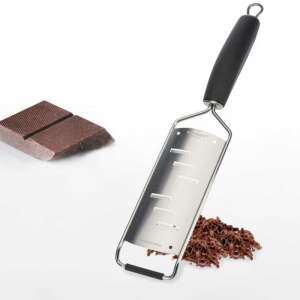 Westmark Technicus Square chocolate and cheese slicer with chocolate shavings and a chocolate bar - Handheld slicer