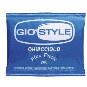 Gio'Style 200g Flex Pack Okład Chłodzący, Terapia Zimnem, Wielokrotnego Użytku, Żel - Torba chłodząca, opakowanie na lód