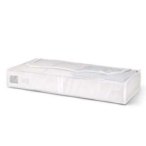 Rayen under bed storage bag, 103x16x45 cm, white, for clothes, sweaters, blankets - Closet organizer