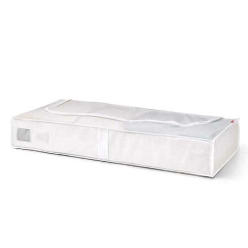 Rayen under bed storage bag, 103x16x45 cm, white, for clothes, sweaters, blankets