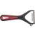 Westmark Gallant swivel peeler, black and red handle, stainless steel blade