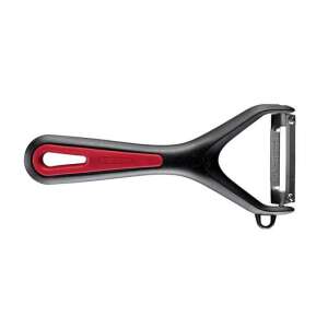 Westmark Gallant swivel peeler, black and red handle, stainless steel blade - Peeler