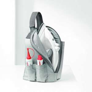 Rayen 6333.01 Iron and Accessory Storage Bag, gray, with iron, cleaning stick, and descaler - Rayen