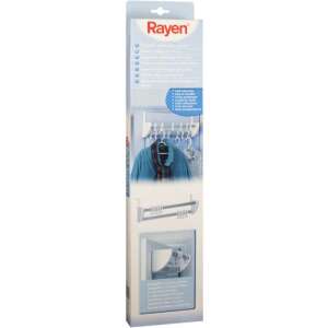 Rayen 6390 ajtóra akasztható fogas, dupla soros 95134119 