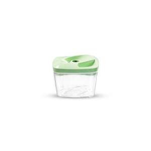 Dafi 0.5 liter vacuum storage container with green lid - Dafi