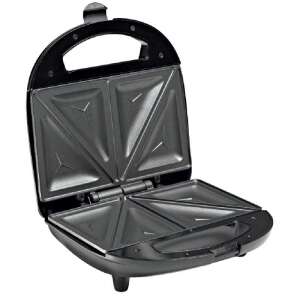 Concept SV3030 sandwich maker, open, showing non-stick plates, black - Sandwich Maker