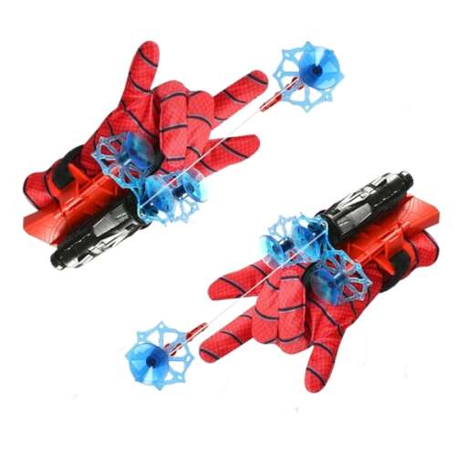 Spiderman-Handschuhe mit Saugnpfen, Schnur und Werfer, DEPOX, rot |  Pepita.com