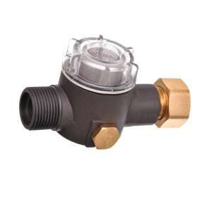 Filtru de apă mini din metal cu conexiuni de 3/4 inch, fitinguri din cupru și garnitură - Accesorii pompe