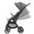 Maxi-Cosi Soho stroller with adjustable backrest, grey, with brown leather handle