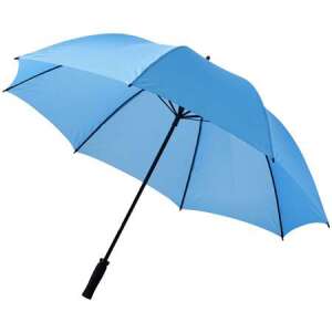 Umbrelă de 2 persoane de culoare albastru deschis, rezistentă la vânt, robustă, durabilă, cu tija din fibră de sticlă și nervuri metalice - Umbrele