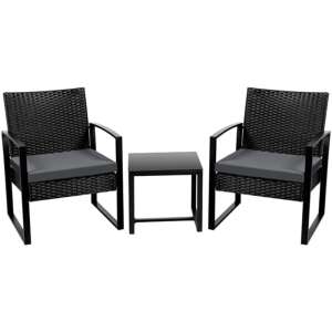 Set mobilier de exterior pentru 2 persoane cu masuta de cafea 95149793 - Seturi mobila gradina