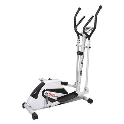Acra Brother BE42 mágneses elliptikus tréner, fehér és fekete, otthoni edzőterem felszerelés