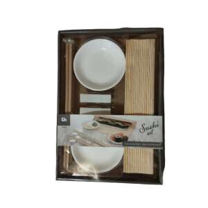 Sushi szett 2 tálkával, pálcikákkal és egy tekerő szőnyeggel - Excellent Houseware
