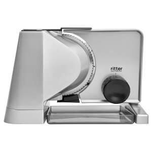 Ritter Inteso 4 electric food slicer, silver, front view - Slicing Machine