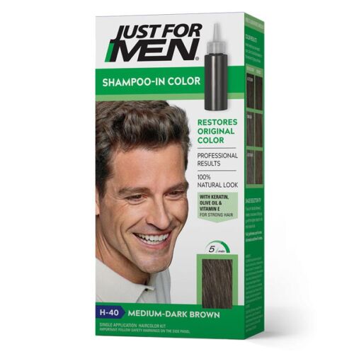 Just For Men Hajszínező Sampon - Közepes Sötét Barna - H-40 113342147 - Just for Men