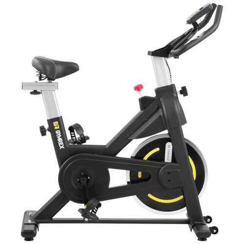 GymRex Álló edzés spinning kerékpár 100 kg-ig - lendkerék 8 kg