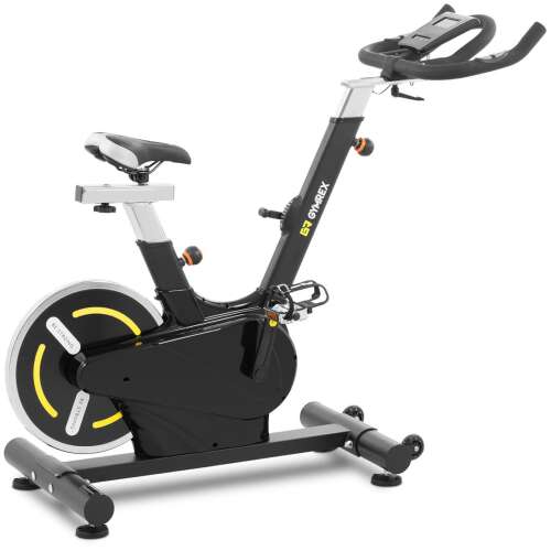 GymRex spinning kerékpár 130 kg-ig - 13 kg-os lendkerék