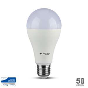 V-Tac 9W E27 LED Izzó, A58, Természetes Fehér, Samsung Chip - V-TAC