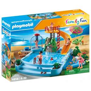 Playmobil Family Fun : 4858 - Kültéri úszómedence csúszdával 95181511 Playmobil Family Fun