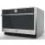 Whirlpool MWSC 9133 SX mikrohullámú sütő, 33L, 1000W, 7 fokozat, 6TH SENSE, AutoClean, oldalnézet