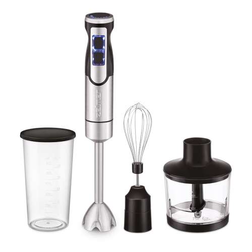 Zelmer ZHB6000 Smart Botmixer, потапяем блендер, ръчен блендер, чопър, бъркалка, 800 ml мерителна чаша, 500 ml чопър